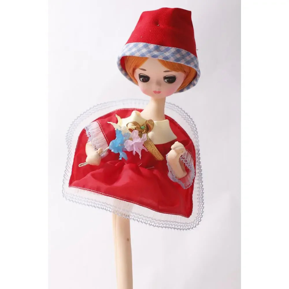 1960s Japanese Mod Bradley Doll in Red Dress 15 Inch ~ 260722-WH 655